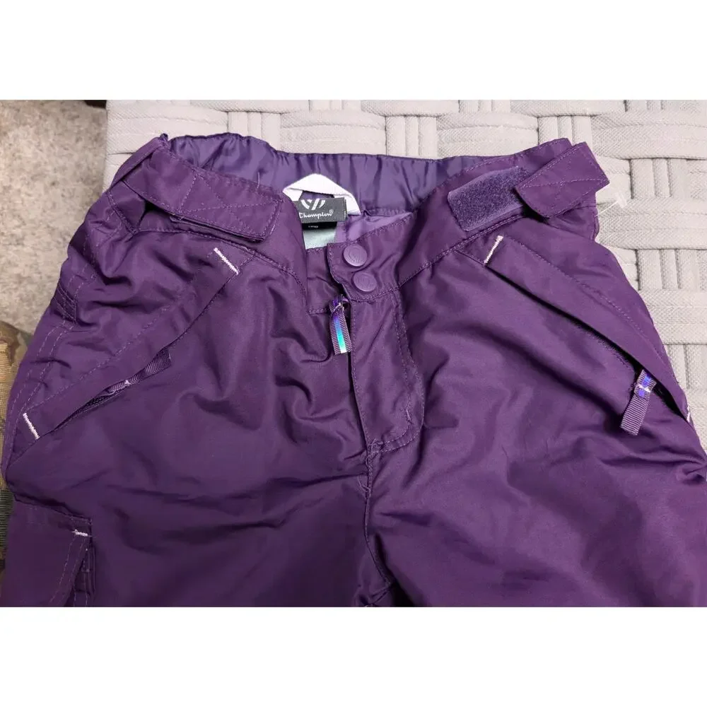 Champion Purple Snow Pants Size 6/6X EUC